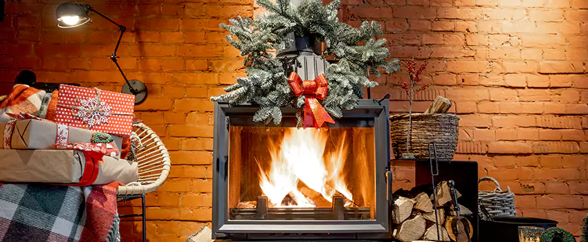 Travis Industries Linear Gas Fireplace Installation in O'Fallon, Missouri