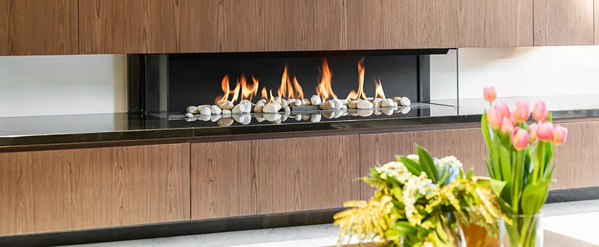 Double-height Fireplace Design Refurbishment in O'Fallon, Missouri