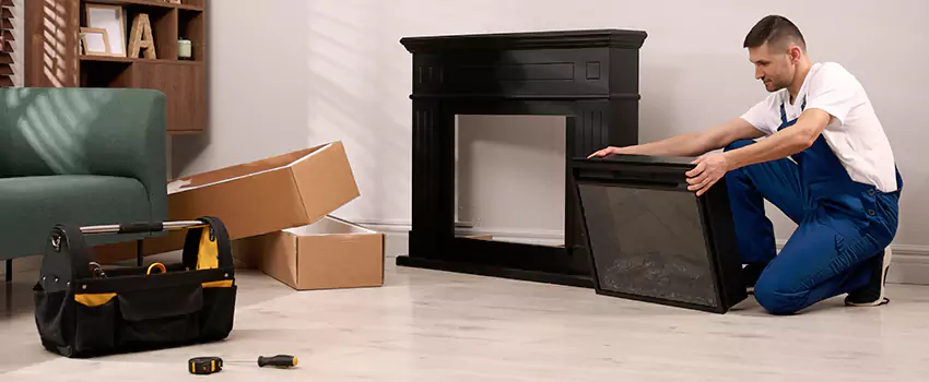 Old Rusted Metal Fireplace Repair And Replacement in O'Fallon, MO